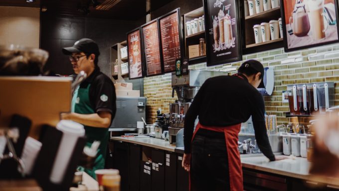 Starbucks coffeehouse baristas business application of organizational behavior theories and principles for human resources and strategies